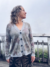 Load image into Gallery viewer, Grey Cashmere Cardigan ~ Cashmere Wool ~ S/M/L ~ NEW
