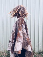 Load image into Gallery viewer, Wool Blanket Poncho/Shawl~ Eucalyptus
