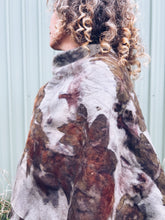 Load image into Gallery viewer, Wool Blanket Poncho/Shawl~ Eucalyptus
