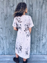 Load image into Gallery viewer, Soft Apricot Eucalyptus Dress ~ Linen ~ M/L Wild Botanica
