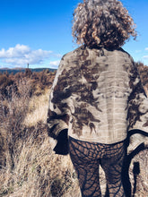 Load image into Gallery viewer, Wool Blanket Wrap/Scarf/Poncho ~ Dark Eucalyptus
