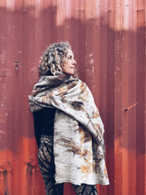 Load image into Gallery viewer, Wool Blanket Wrap/Scarf/Poncho ~ Avocado
