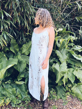 Load image into Gallery viewer, Aqua Strappy Eucalyptus Dress ~ Linen ~ L
