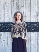Load image into Gallery viewer, Thread Journeys Draped Shawl Onion Skins &amp; Rust ~ Merino ~ One Size
