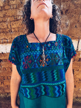 Load image into Gallery viewer, Turquoise Hupile ~ Santa Catarina Palopó ~ Hand woven
