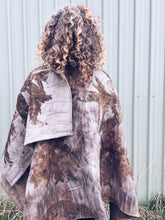 Load image into Gallery viewer, Wool Blanket Poncho/Shawl~ Eucalyptus
