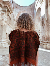 Load image into Gallery viewer, Rust &amp; Burgundy color Hupile ~ Nebaj ~ Hand woven
