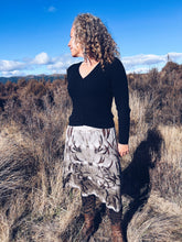 Load image into Gallery viewer, Thread Journeys Earthy Eucalyptus Skirt ~ Merino ~ S/M ~ NEW

