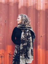 Load image into Gallery viewer, Wool Blanket Wrap/Scarf/Poncho ~ Dark Eucalyptus
