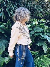 Load image into Gallery viewer, Wild Eucalyptus shirt ~ Linen ~ M/L Homegrown Botanica
