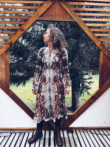 Thread Journeys Dress ~ Merino ~ M ~ NEW Homegrown Botanica