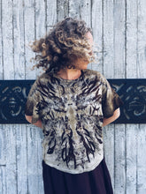 Load image into Gallery viewer, Thread Journeys Golden khaki Drift Top ~ Merino ~ L/XL
