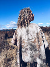 Load image into Gallery viewer, Wool Blanket Wrap/Scarf/Poncho ~ Pink tones
