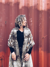 Load image into Gallery viewer, Wool Blanket Wrap/Scarf/Poncho ~ Avocado
