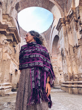 Load image into Gallery viewer, Purple Scarf ~ Guatemala ~ Hand woven cotton

