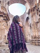 Load image into Gallery viewer, Purple Scarf ~ Guatemala ~ Hand woven cotton
