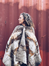 Load image into Gallery viewer, Wool Blanket Wrap/Scarf/Poncho ~ Avocado
