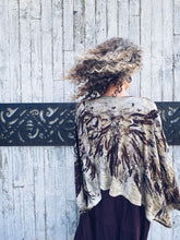 Load image into Gallery viewer, Thread Journeys Draped Shawl Onion Skins &amp; Rust ~ Merino ~ One Size
