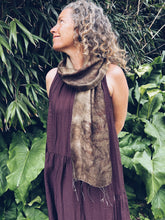 Load image into Gallery viewer, The Merino Silk Whisper Scarf ~  Gold
