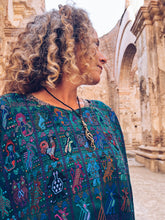 Load image into Gallery viewer, Intricate Turquoise Hupile ~ Santa Catarina Palopó ~ Hand woven
