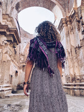 Load image into Gallery viewer, Purple Scarf ~ Guatemala ~ Hand woven cotton

