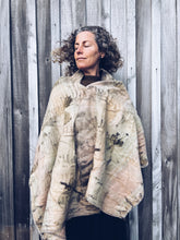 Load image into Gallery viewer, Wool Blanket Wrap/Scarf ~ Walnut Leaf
