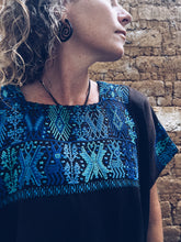 Load image into Gallery viewer, Blue Hupile ~ Santa Catarina Palopó ~ Hand woven
