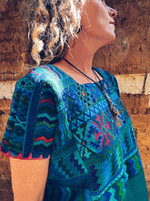 Load image into Gallery viewer, Turquoise Hupile ~ Santa Catarina Palopó ~ Hand woven
