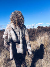 Load image into Gallery viewer, Wool Blanket Wrap/Scarf/Poncho ~ Pink tones
