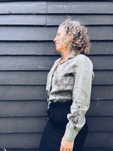 Load image into Gallery viewer, Green Shirt ~ Linen ~ S Wild Botanica
