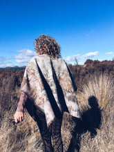 Load image into Gallery viewer, Wool Blanket Wrap/Scarf/Poncho ~ Pink tones

