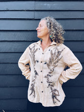 Load image into Gallery viewer, Apricot Shirt ~ Linen ~ M Wild Botanica
