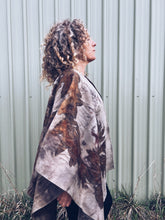 Load image into Gallery viewer, Wool Blanket Poncho/Shawl~ Eucalyptus
