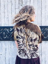 Load image into Gallery viewer, Thread Journeys Golden khaki Drift Top ~ Merino ~ L/XL
