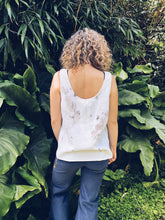 Load image into Gallery viewer, White Gum Singlet ~ Cotton ~ L/XL Homegrown Botanica
