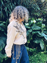 Load image into Gallery viewer, Wild Eucalyptus shirt ~ Linen ~ M/L Homegrown Botanica
