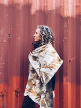 Load image into Gallery viewer, Wool Blanket Wrap/Scarf/Poncho ~ Avocado
