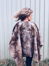 Load image into Gallery viewer, Wool Blanket Poncho/Shawl~ Eucalyptus

