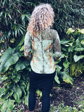 Load image into Gallery viewer, Wild Green longsleeve ~ Merino ~ S/M ~ NEW Homegrown Botanica
