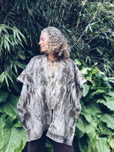 Load image into Gallery viewer, Wool Blanket Poncho/Shawl~ Eucalyptus
