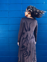 Load image into Gallery viewer, Wild Grey Dress ~ Viscose ~ XL
