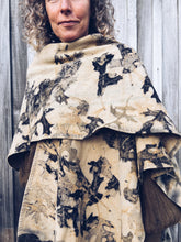 Load image into Gallery viewer, Wool Blanket Wrap/Poncho ~ Oak ~ Xtra long
