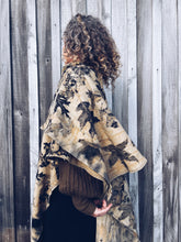 Load image into Gallery viewer, Wool Blanket Wrap/Poncho ~ Oak ~ Xtra long
