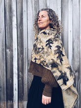 Load image into Gallery viewer, Wool Blanket Wrap/Poncho ~ Oak ~ Xtra long
