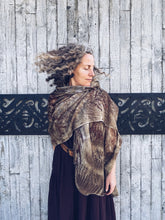 Load image into Gallery viewer, The Ethereal Merino Silk Wrap ~ Khaki
