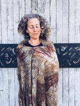 Load image into Gallery viewer, The Ethereal Merino Silk Wrap ~ Khaki

