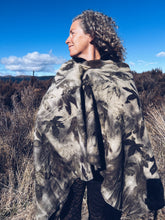 Load image into Gallery viewer, Wool Blanket Wrap/Scarf ~ Liquid Amber &amp; Eucalyptus
