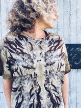 Load image into Gallery viewer, Thread Journeys Golden khaki Drift Top ~ Merino ~ L/XL
