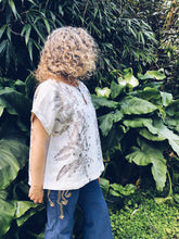 Load image into Gallery viewer, Cream Gum shirt ~ Linen ~ L/XL Homegrown Botanica
