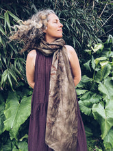 Load image into Gallery viewer, The Ethereal Merino Silk Wrap ~ Gold
